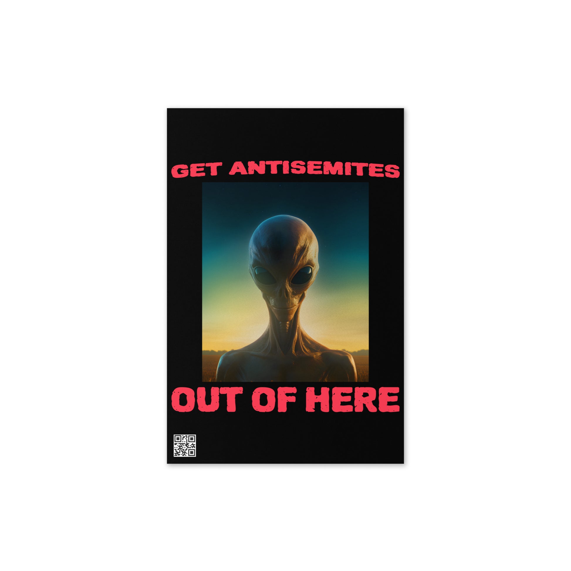 Get Alien Out | Antisemitism | Greeting Card
