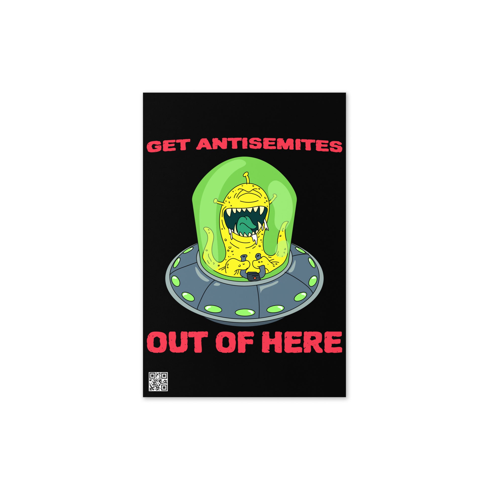 Get Alien Out | Antisemitism | Greeting Card
