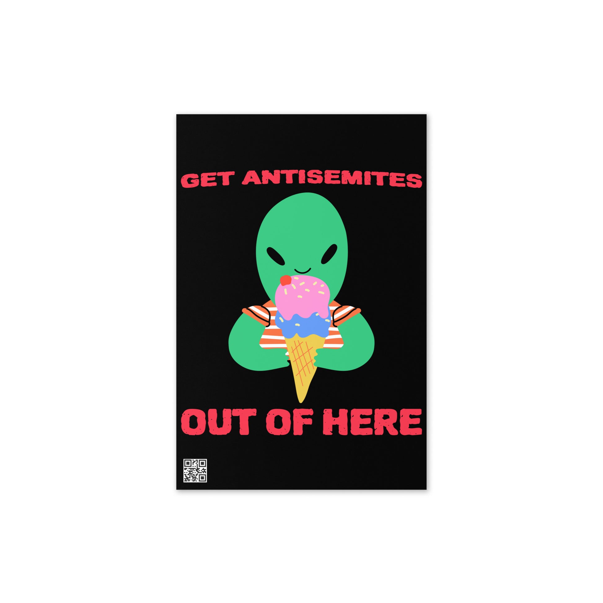 Get Alien Out | Antisemitism | Greeting Card