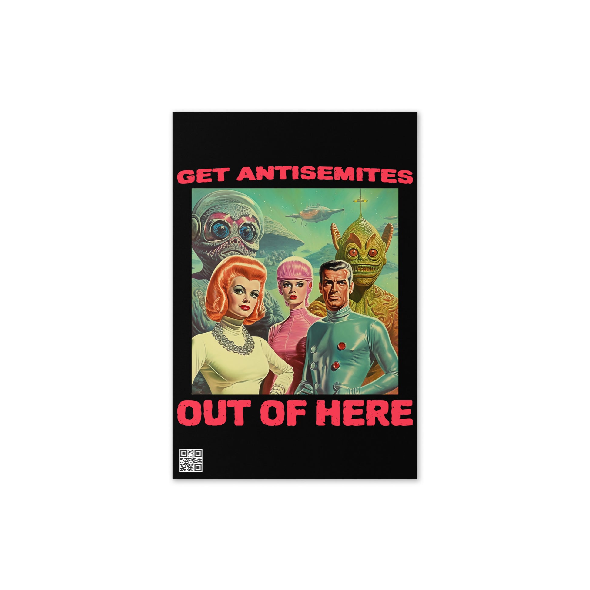 Get Alien Out | Antisemitism | Greeting Card
