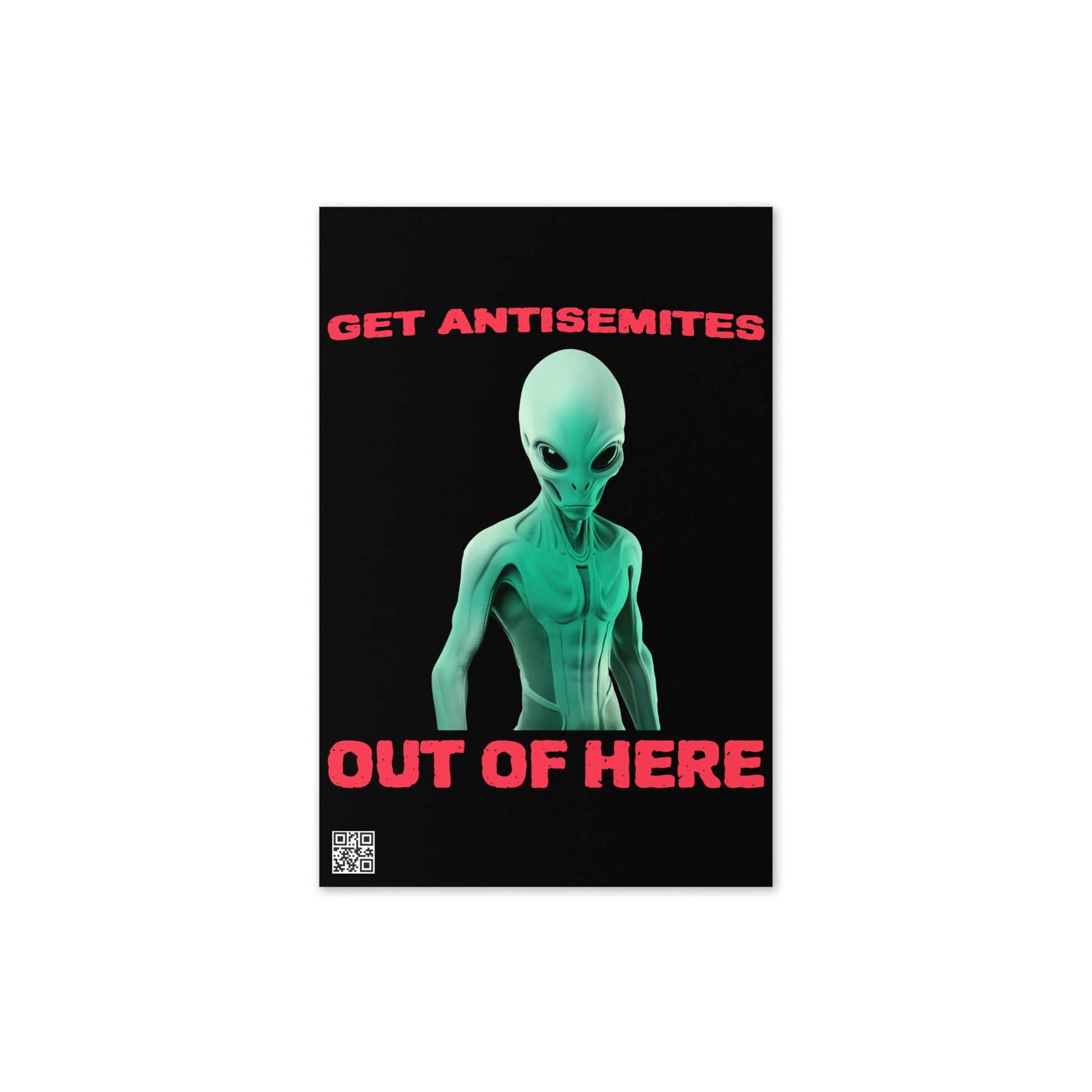 Get Alien Out | Antisemitism | Greeting Card