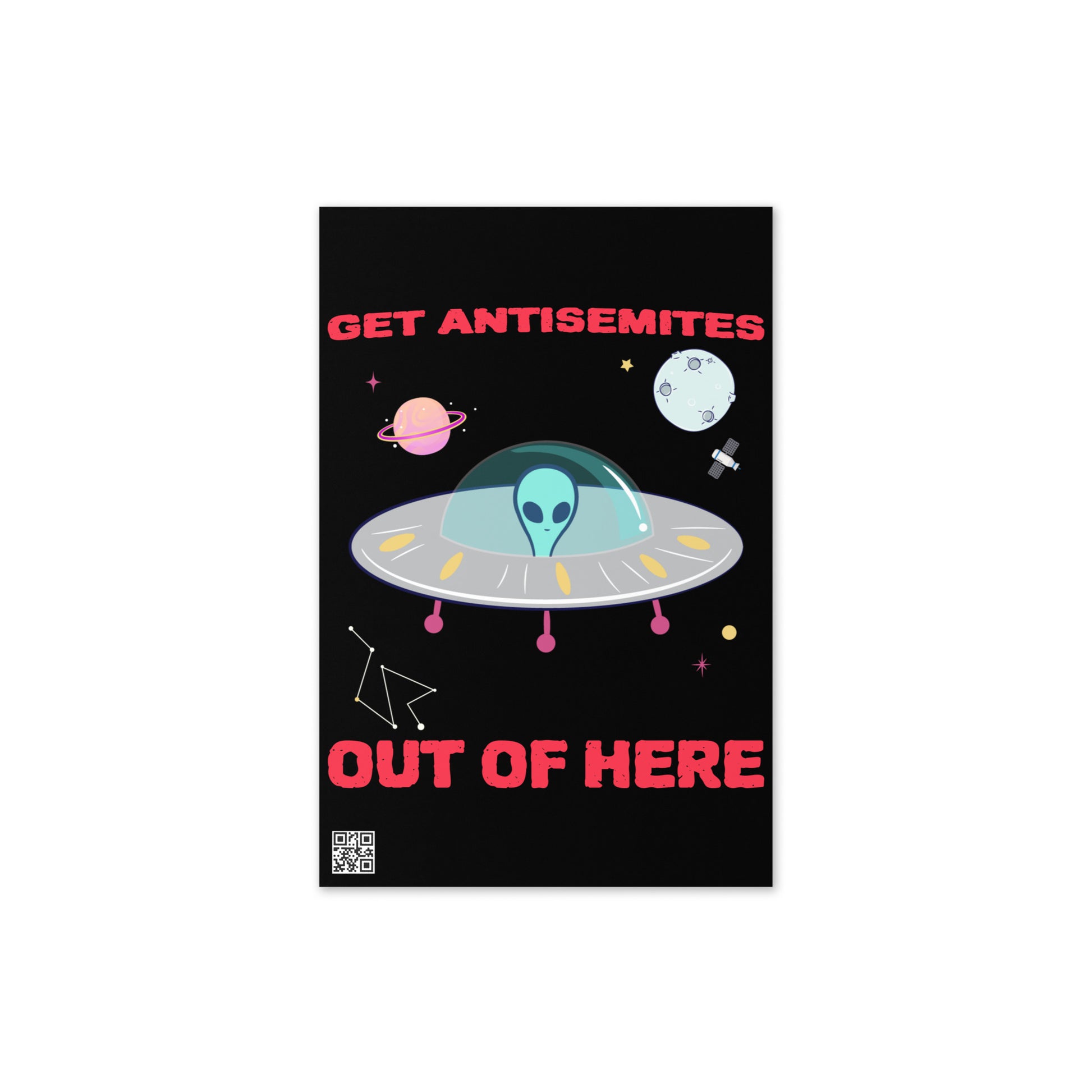 Get Alien Out | Antisemitism | Greeting Card