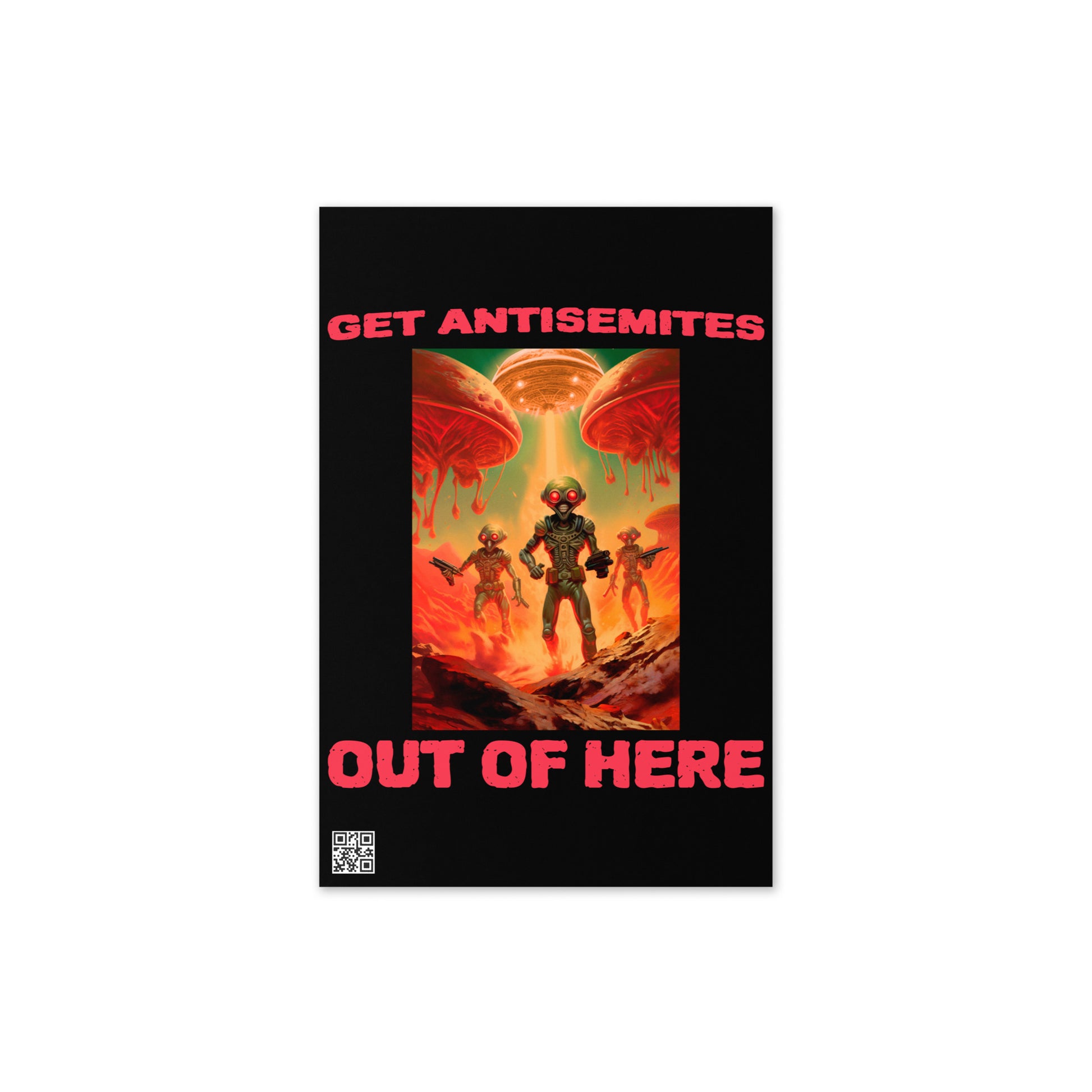 Get Alien Out | Antisemitism | Greeting Card