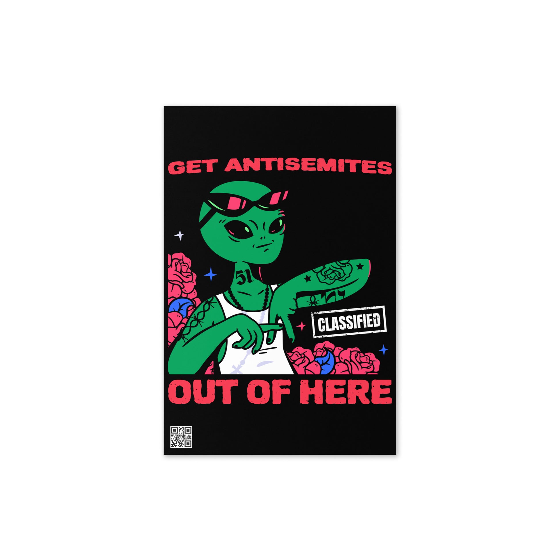 Get Alien Out | Antisemitism | Greeting Card