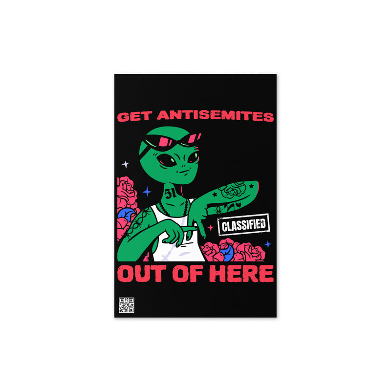 Get Alien Out | Antisemitism | Greeting Card