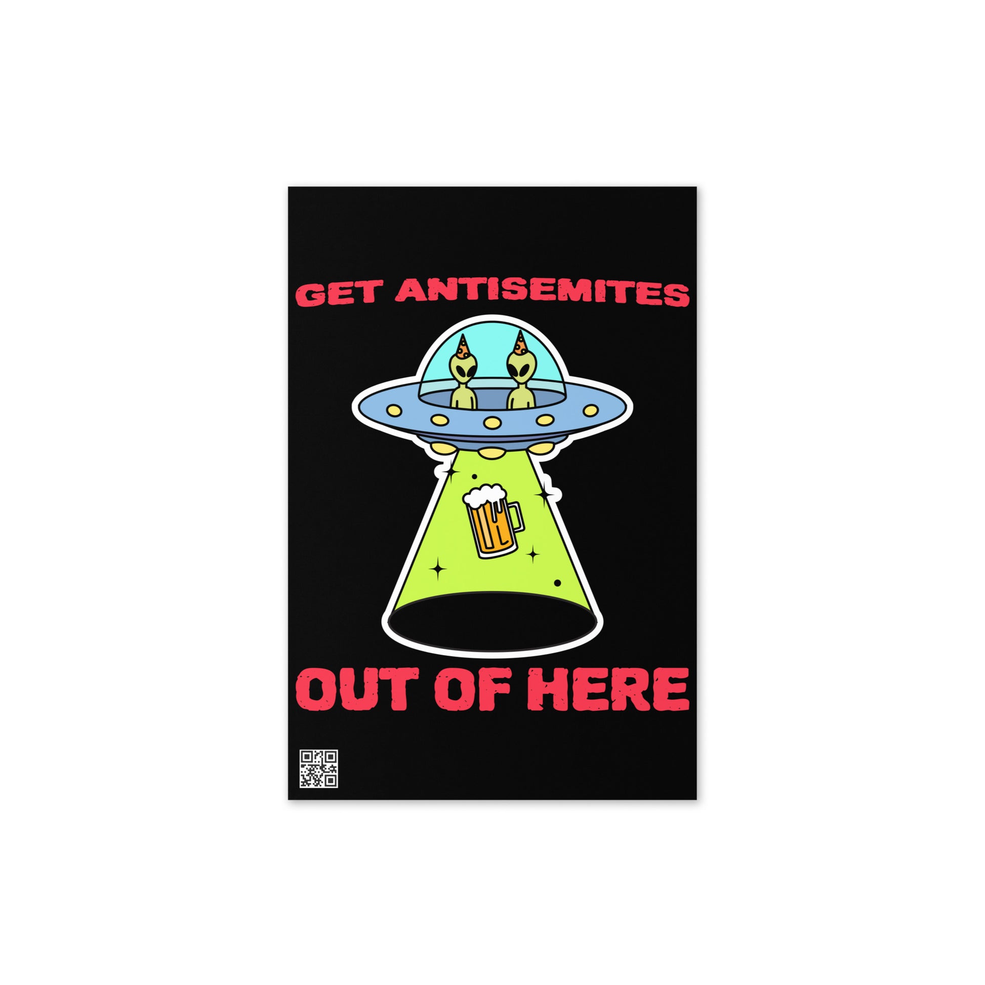 Get Alien Out | Antisemitism | Greeting Card