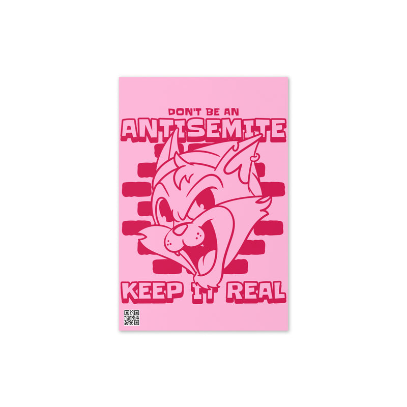 Streetart Graffiti Cartoon | Antisemitism | Greeting Card