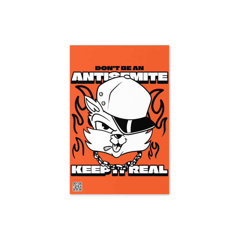 Streetart Graffiti Cartoon | Antisemitism | Greeting Card