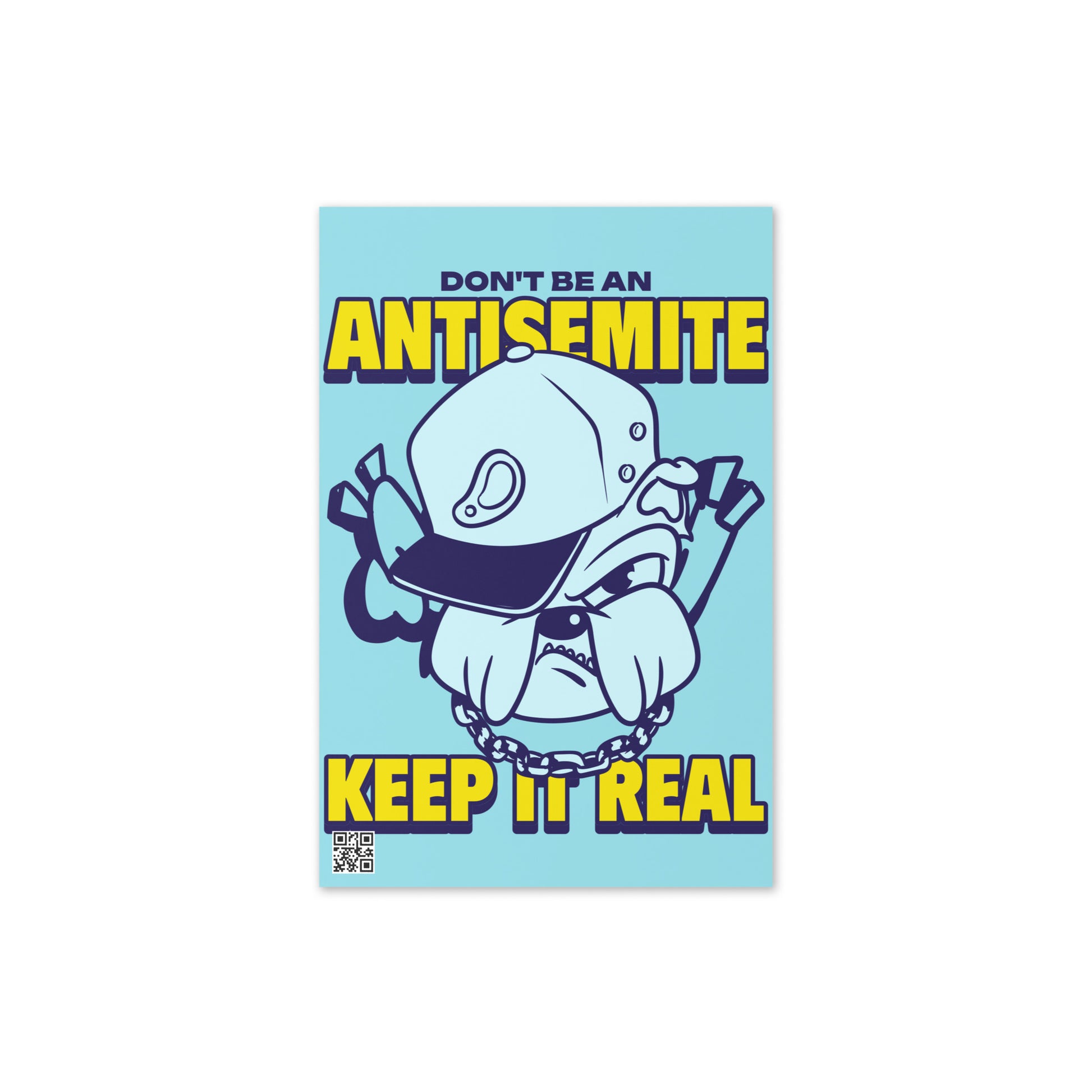 Streetart Graffiti Cartoon | Antisemitism | Greeting Card