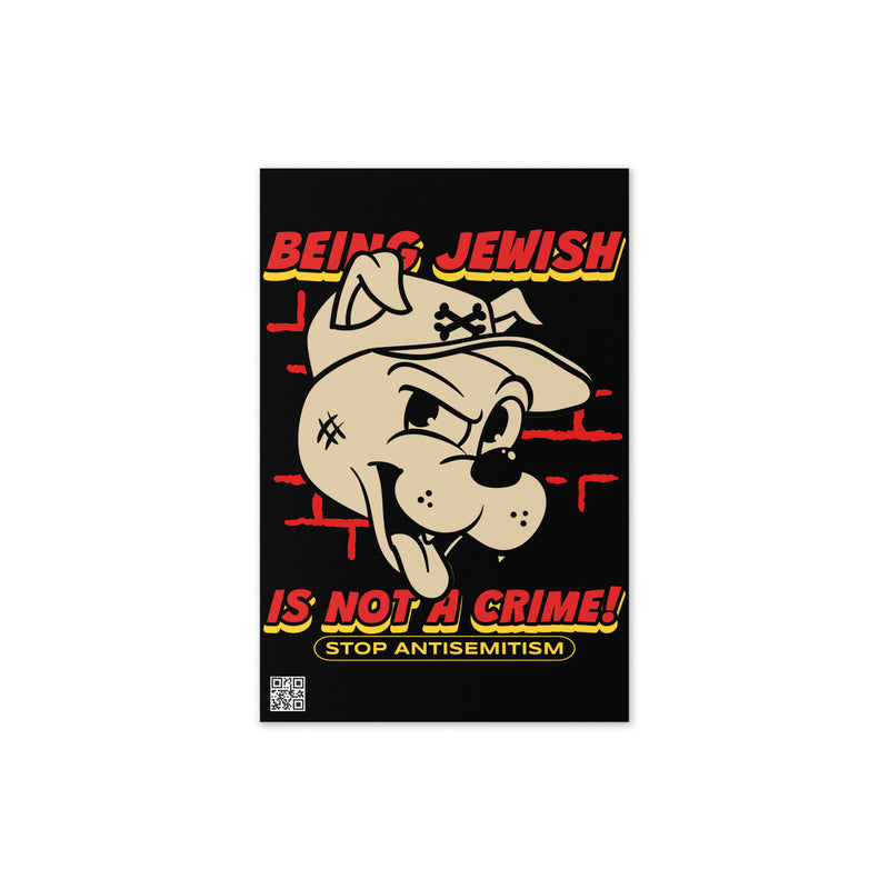 Streetart Graffiti Cartoon | Antisemitism | Greeting Card