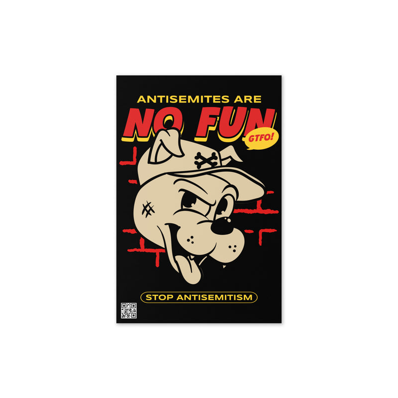 Streetart Graffiti Cartoon | Antisemitism | Greeting Card