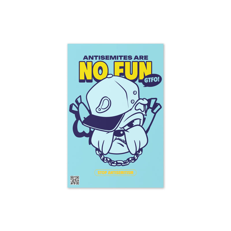 Streetart Graffiti Cartoon | Antisemitism | Greeting Card