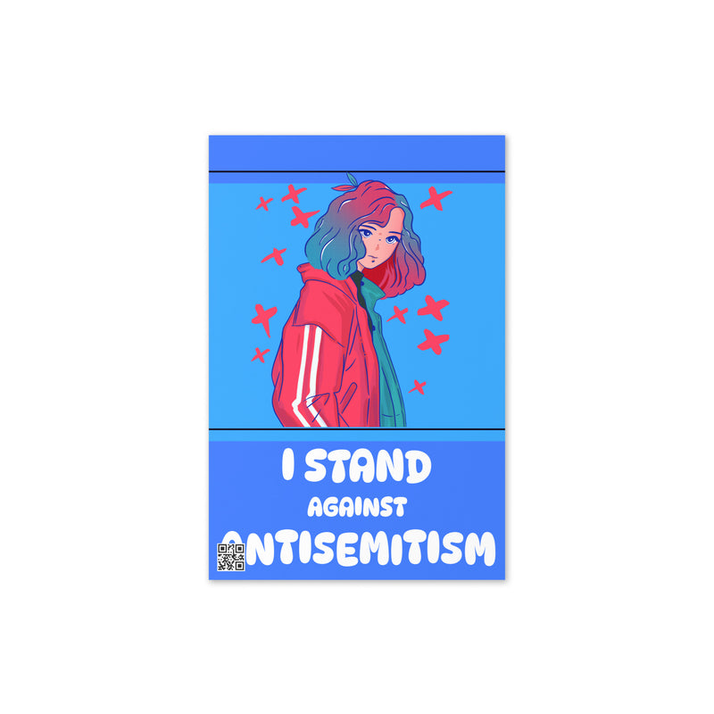 I Stand Against Antisemitism | Greeting Card