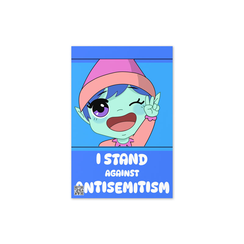 I Stand Against Antisemitism | Greeting Card