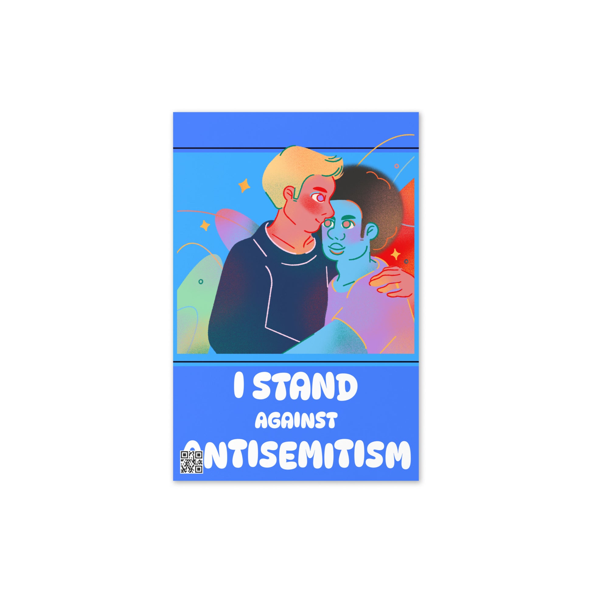 I Stand Against Antisemitism | Greeting Card