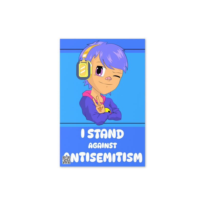 I Stand Against Antisemitism | Greeting Card