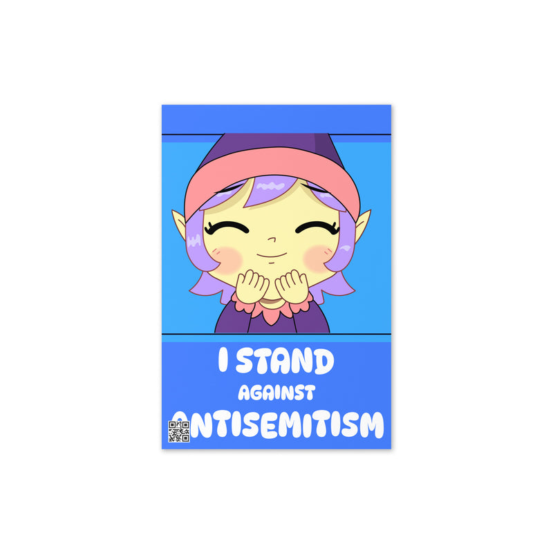 I Stand Against Antisemitism | Greeting Card