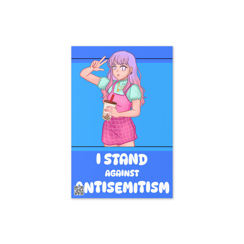 I Stand Against Antisemitism | Greeting Card