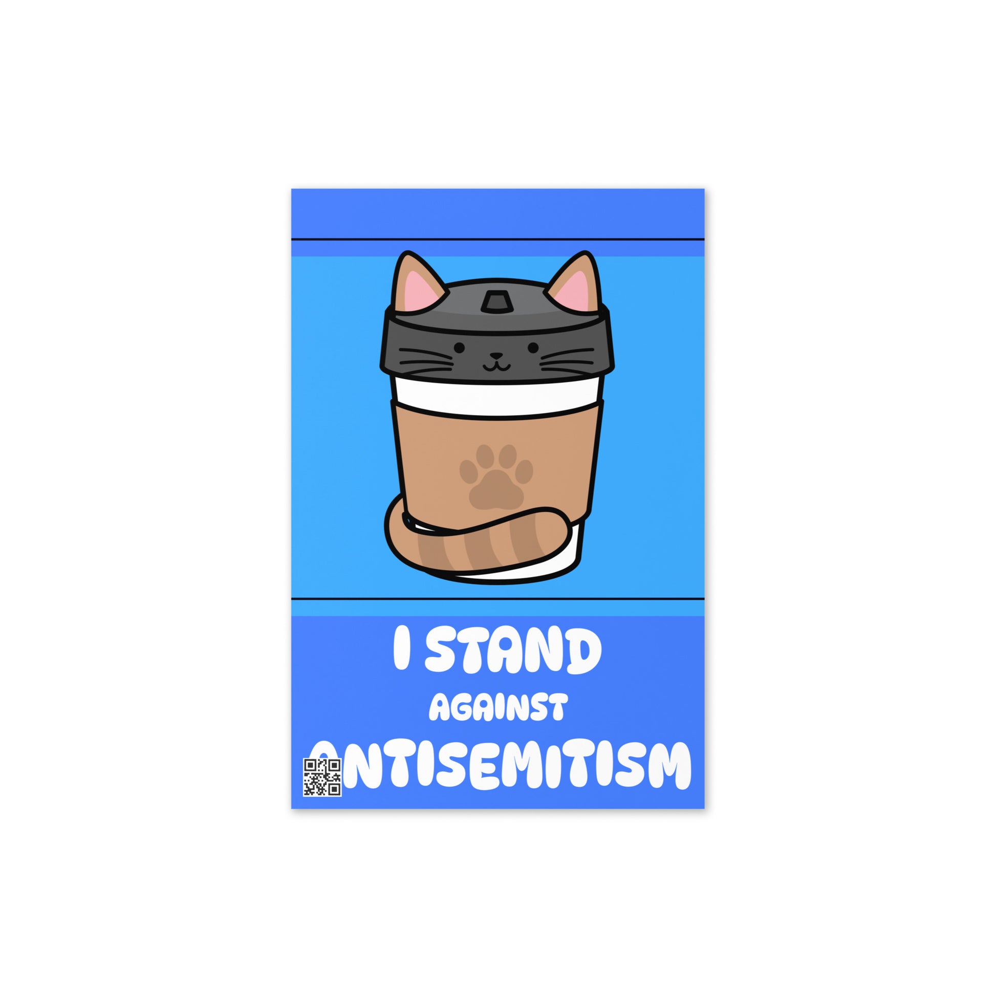 I Stand Against Antisemitism | Greeting Card