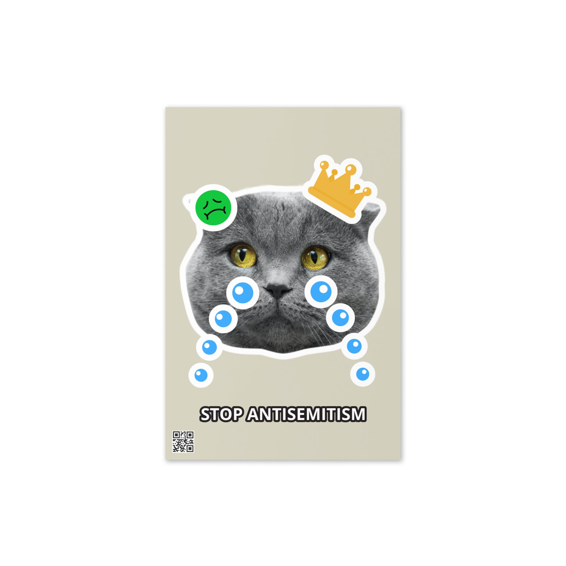 Sweet Cats | Antisemitism | Greeting Card