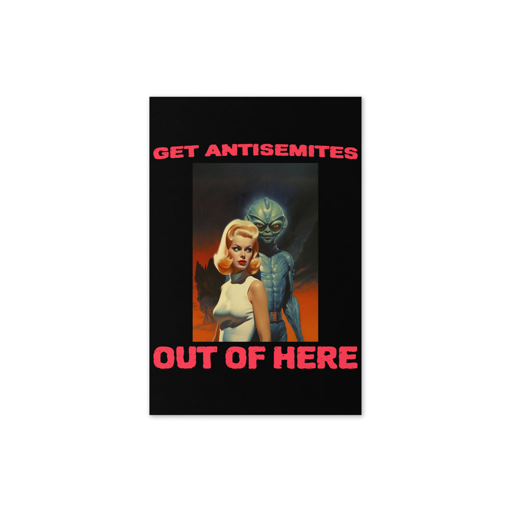 Get Alien Out | Antisemitism | Greeting Card Jouparty