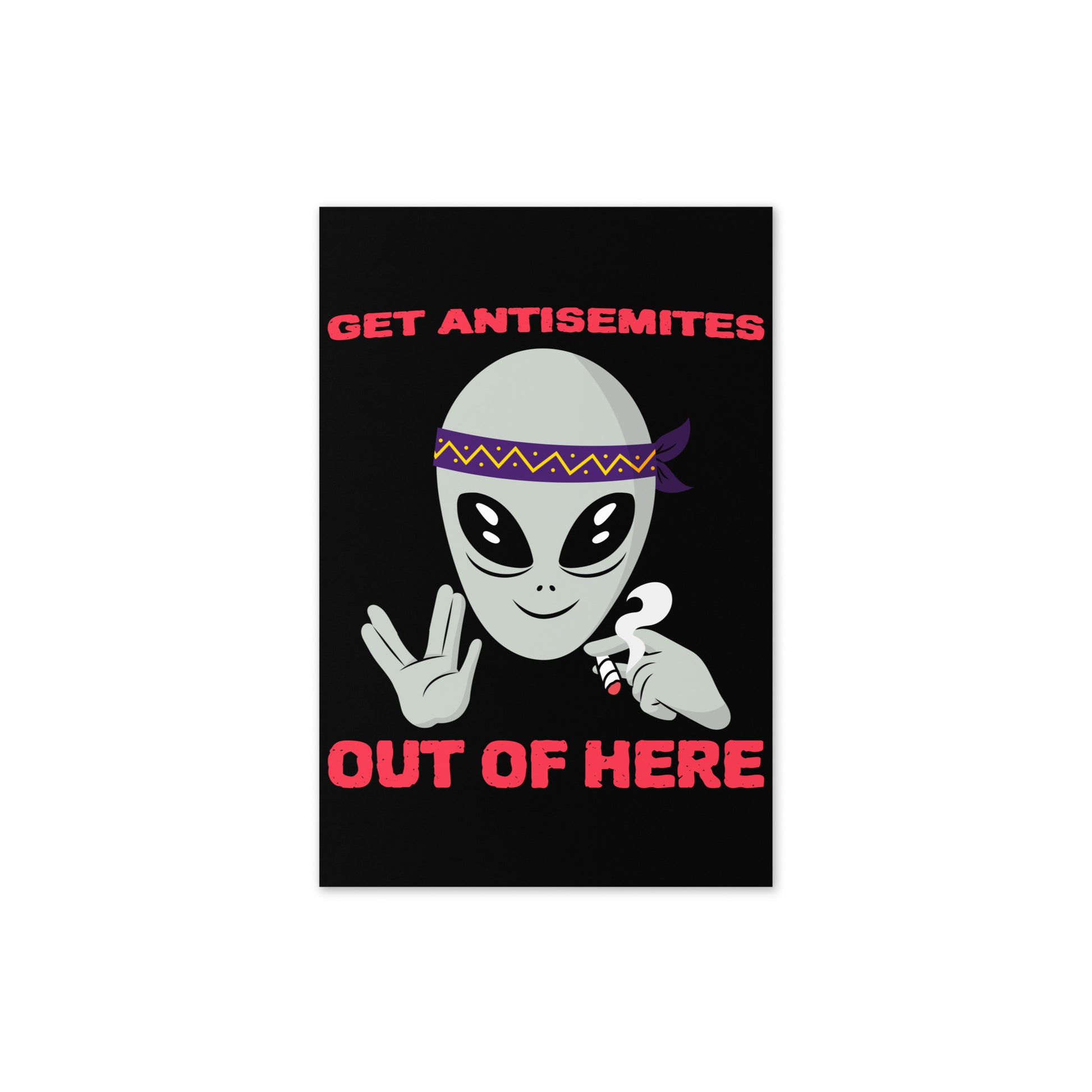Get Alien Out | Antisemitism | Greeting Card