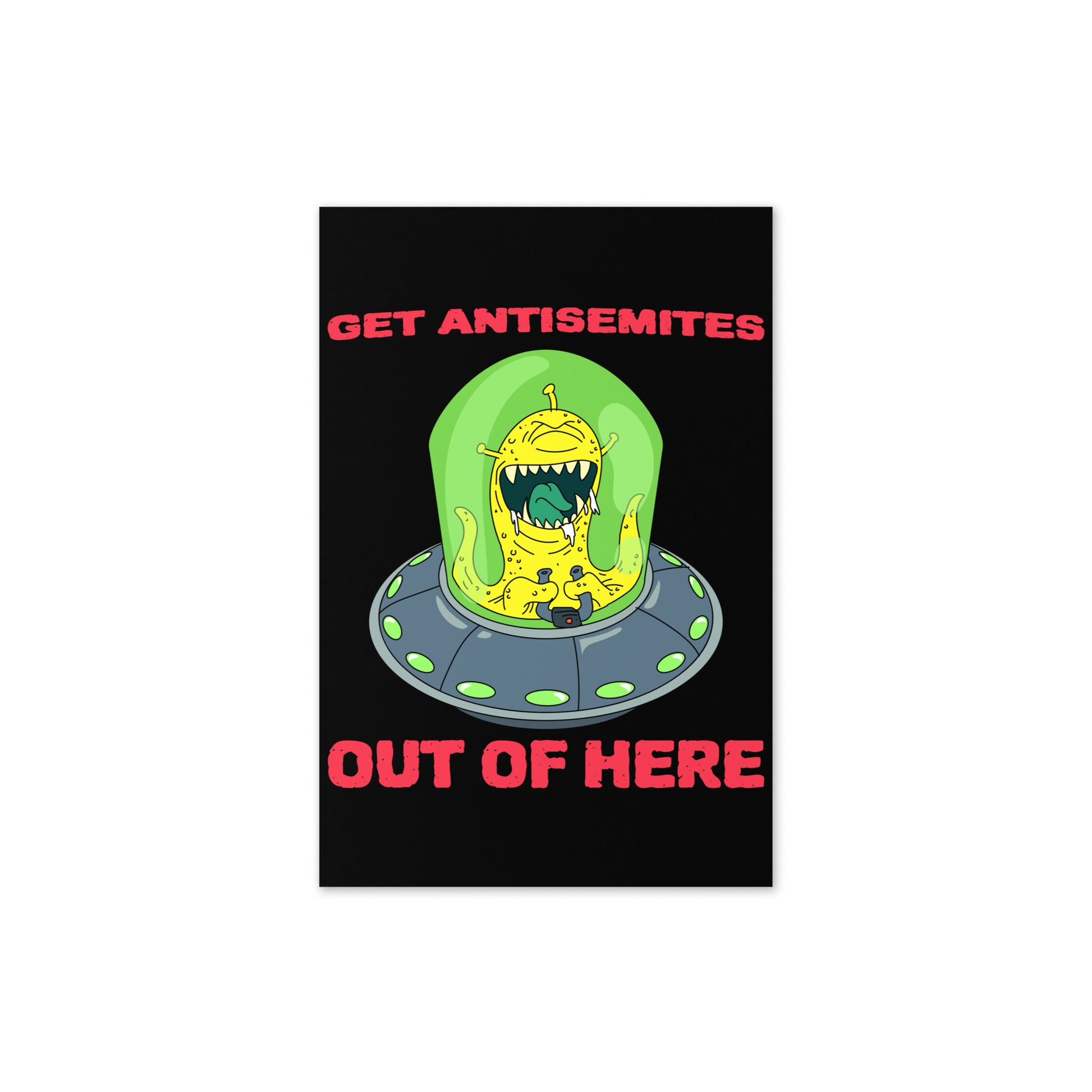 Get Alien Out | Antisemitism | Greeting Card