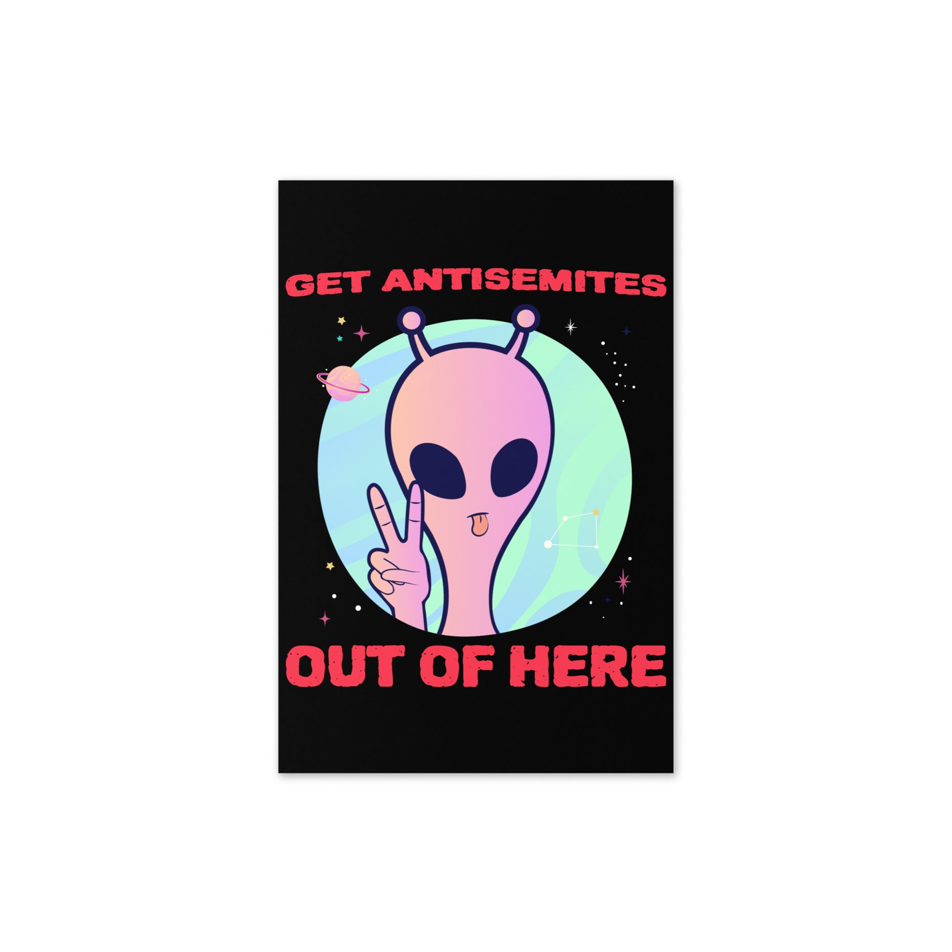 Get Alien Out | Antisemitism | Greeting Card