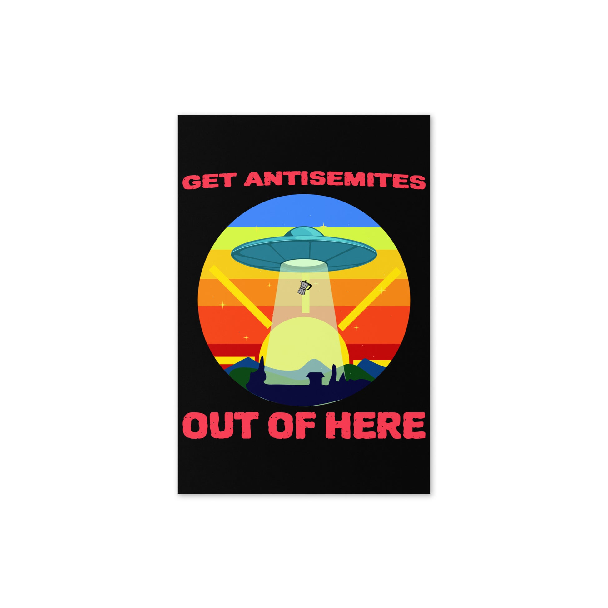 Get Alien Out | Antisemitism | Greeting Card