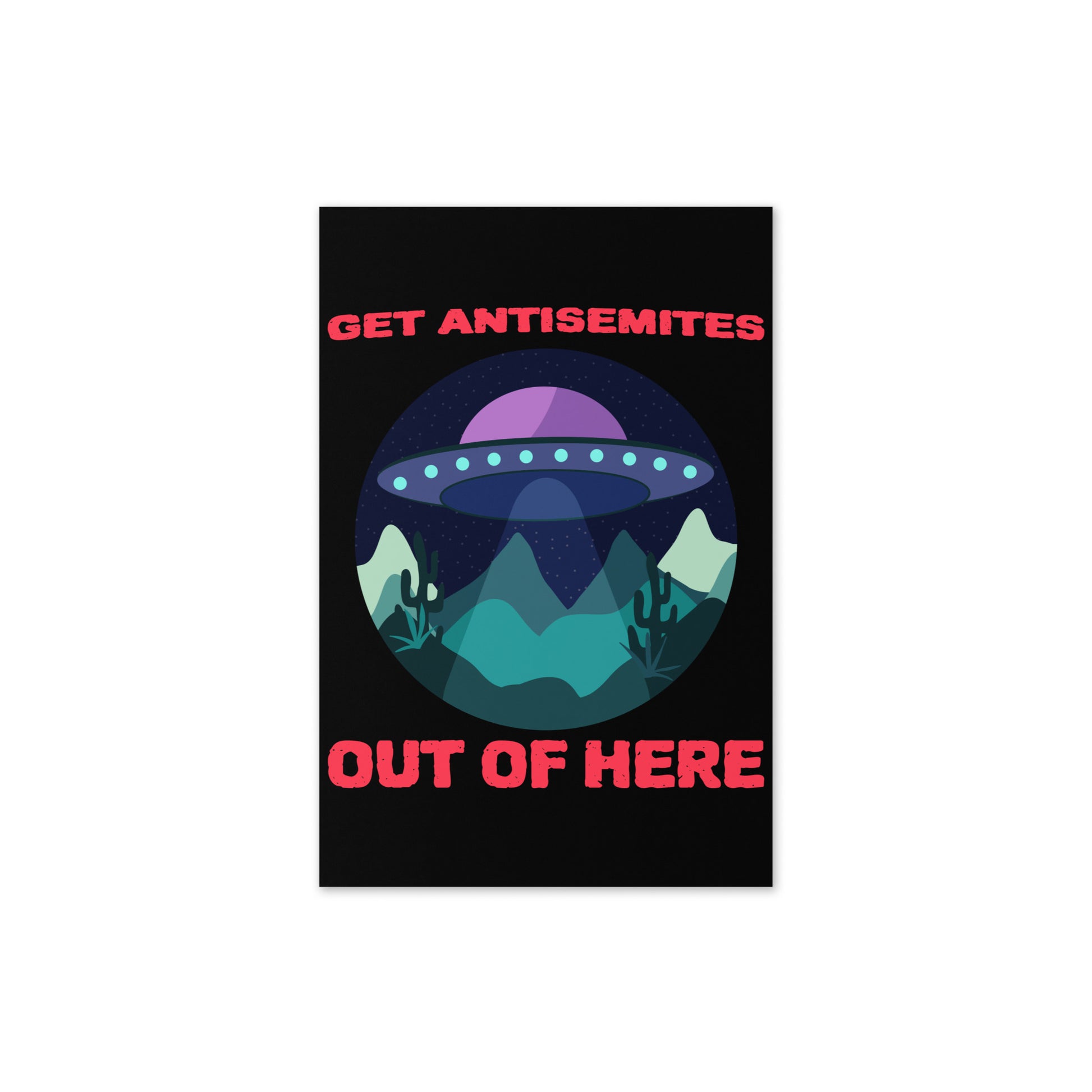 Get Alien Out | Antisemitism | Greeting Card