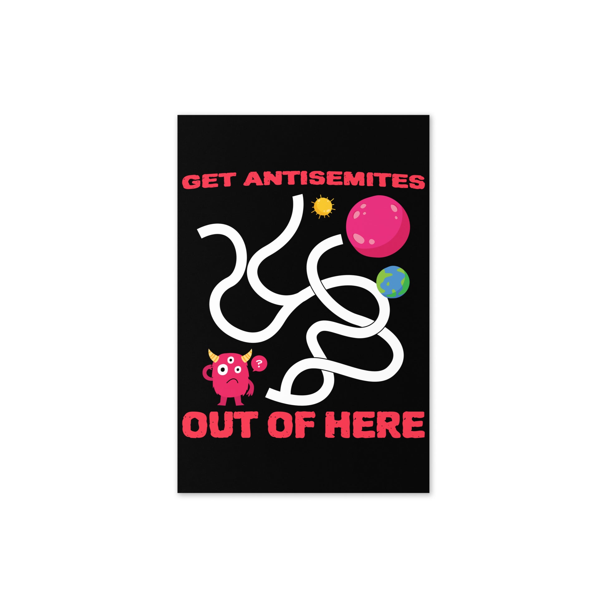 Get Alien Out | Antisemitism | Greeting Card