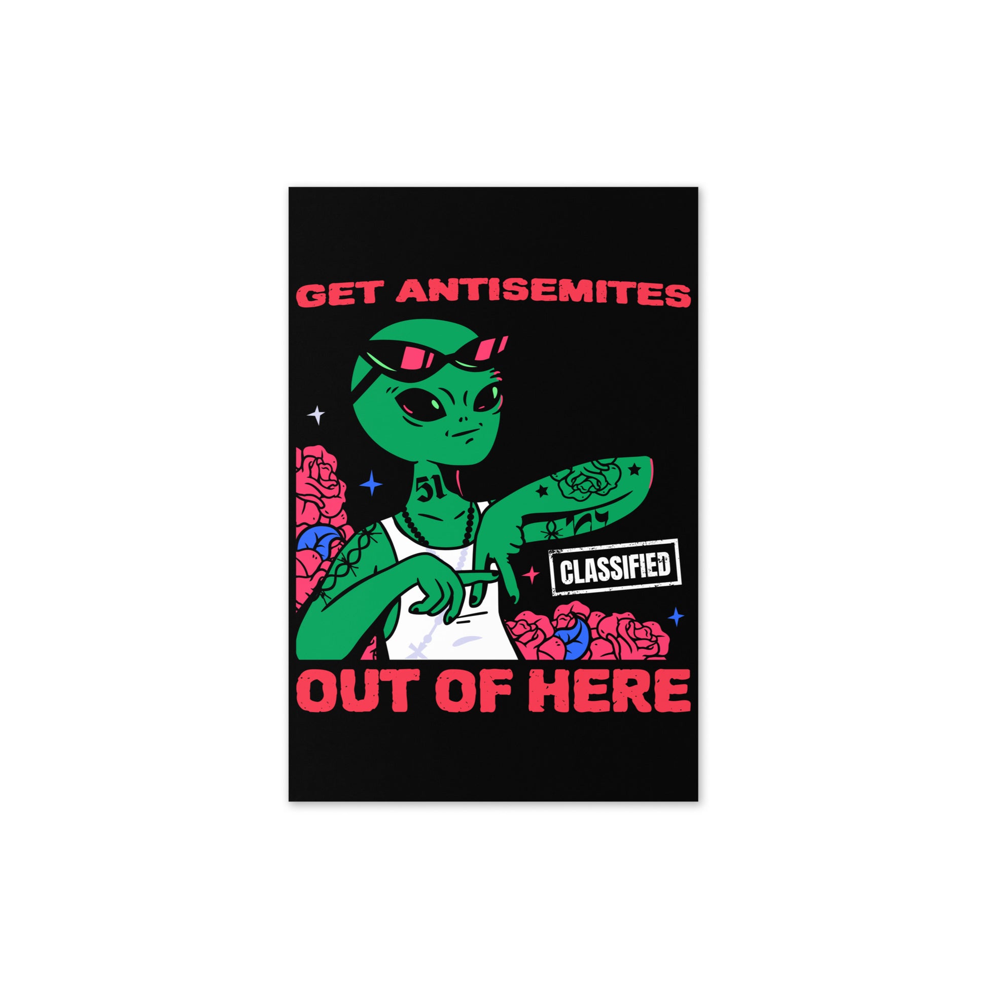 Get Alien Out | Antisemitism | Greeting Card