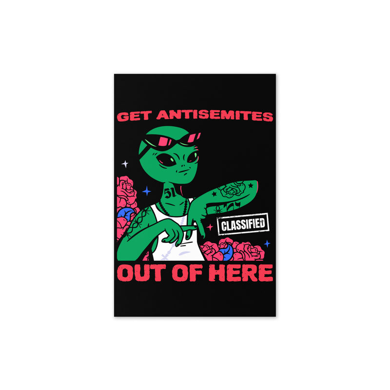 Get Alien Out | Antisemitism | Greeting Card