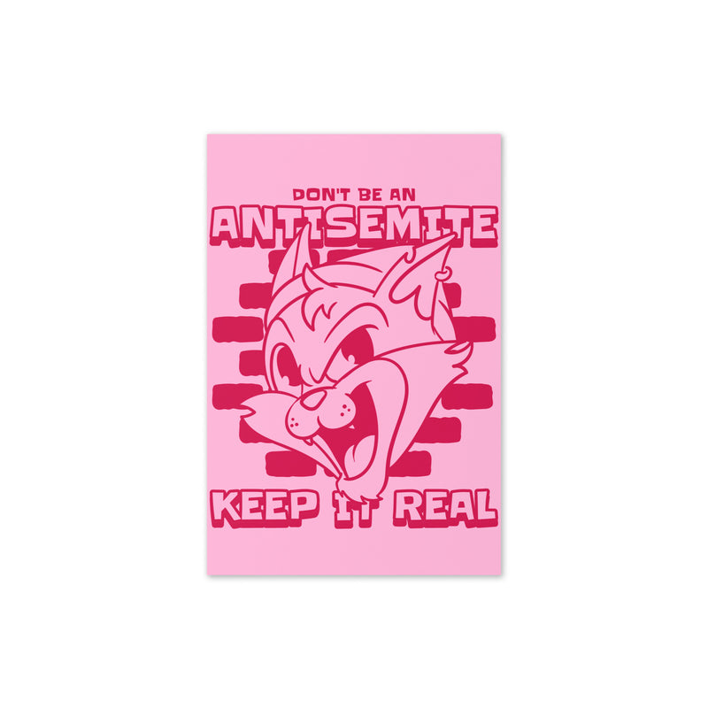 Streetart Graffiti Cartoon | Antisemitism | Greeting Card