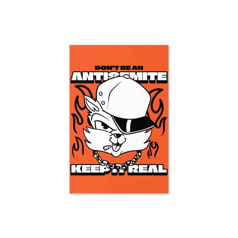 Streetart Graffiti Cartoon | Antisemitism | Greeting Card