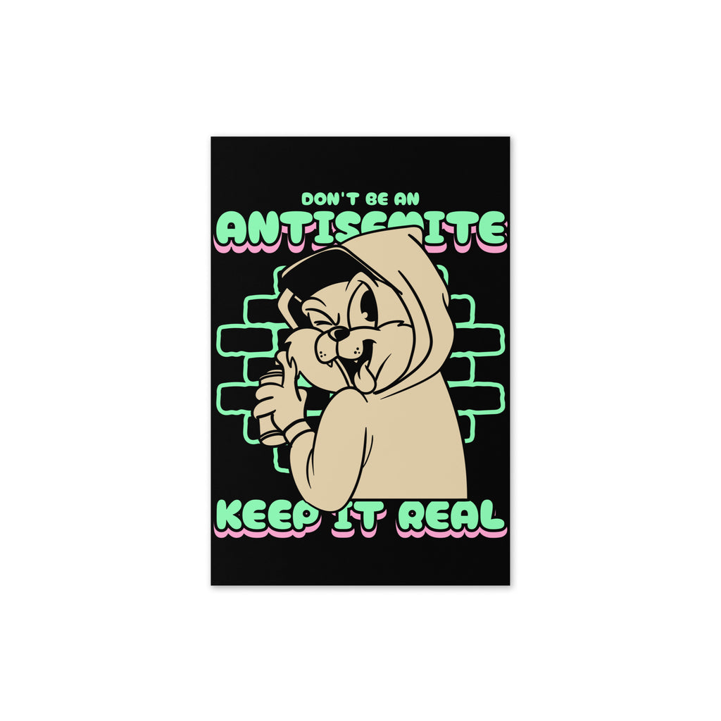 Streetart Graffiti Cartoon | Antisemitism | Greeting Card