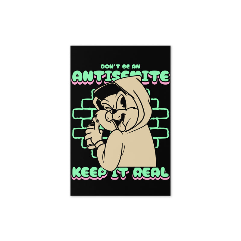 Streetart Graffiti Cartoon | Antisemitism | Greeting Card