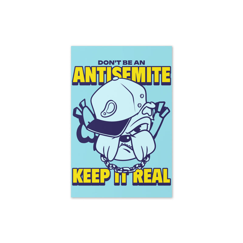 Streetart Graffiti Cartoon | Antisemitism | Greeting Card
