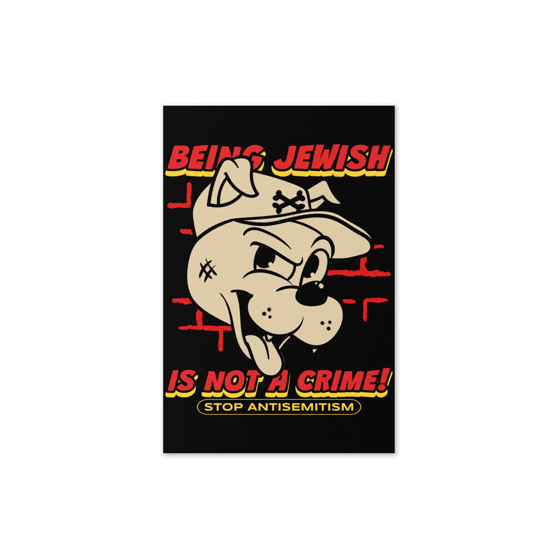 Streetart Graffiti Cartoon | Antisemitism | Greeting Card