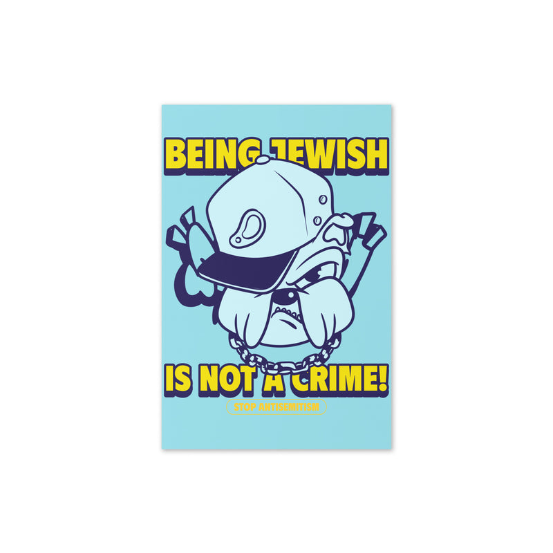 Streetart Graffiti Cartoon | Antisemitism | Greeting Card