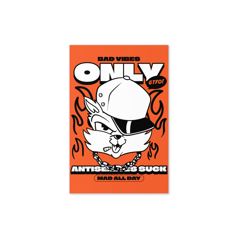 Streetart Graffiti Cartoon | Antisemitism | Greeting Card