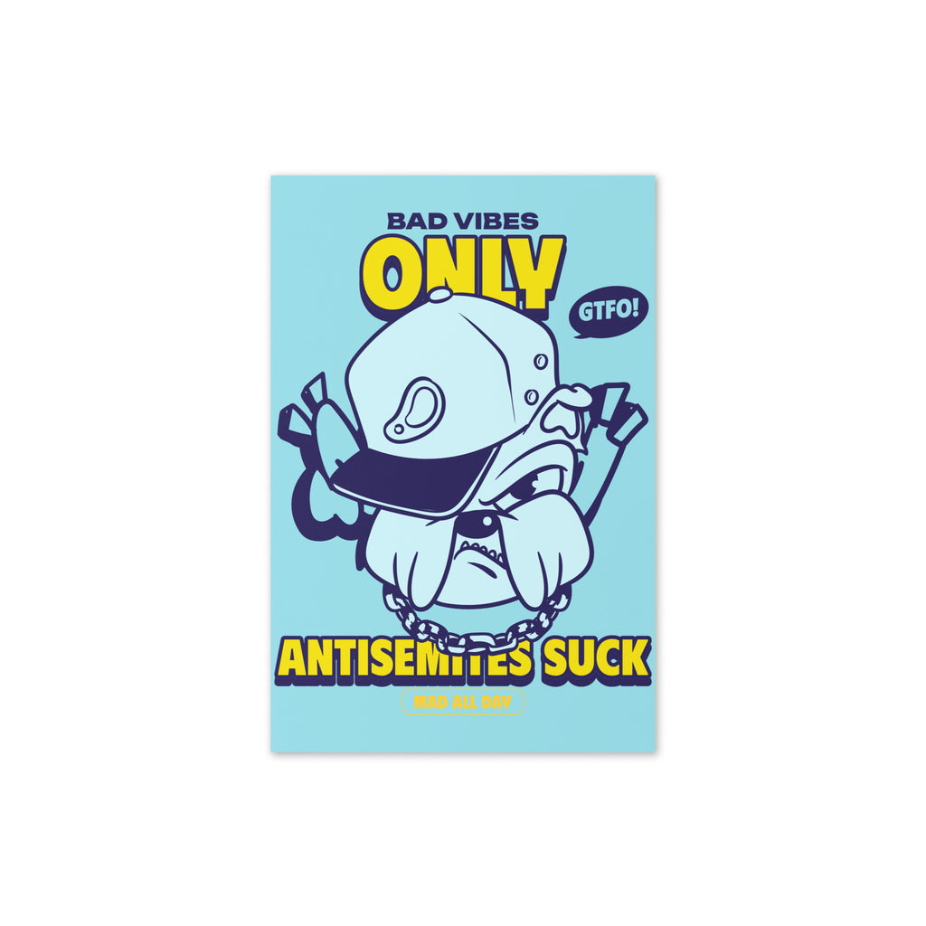 Streetart Graffiti Cartoon | Antisemitism | Greeting Card