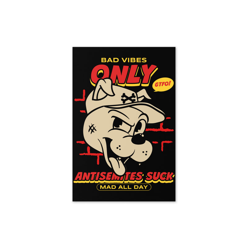 Streetart Graffiti Cartoon | Antisemitism | Greeting Card