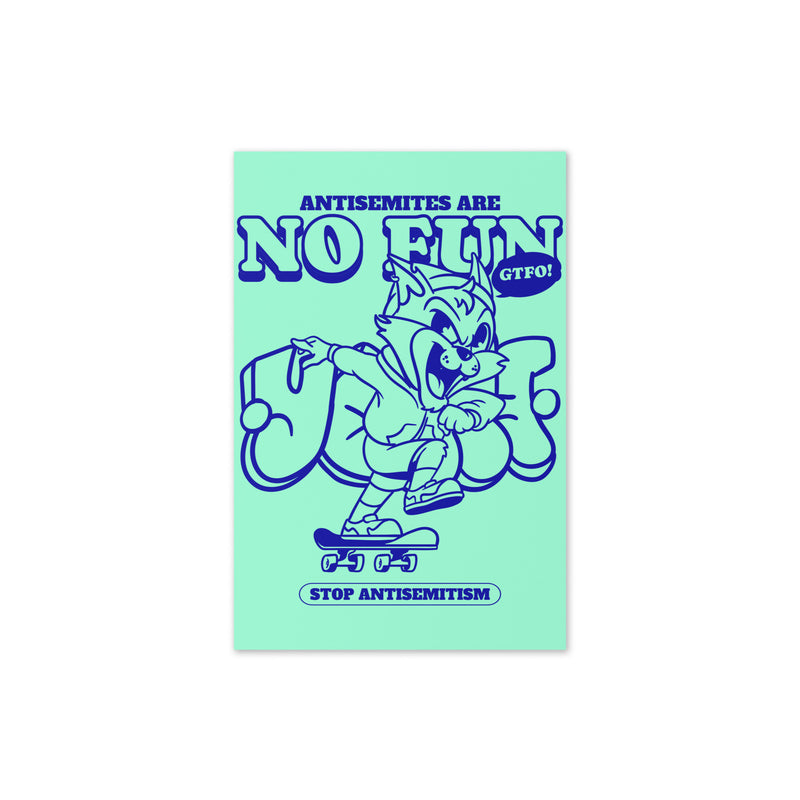 Streetart Graffiti Cartoon | Antisemitism | Greeting Card