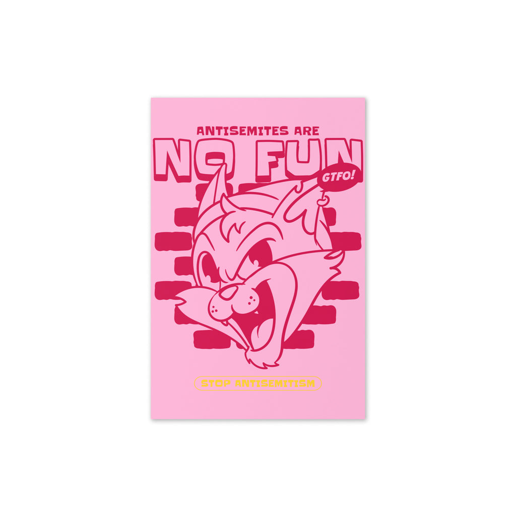 Streetart Graffiti Cartoon | Antisemitism | Greeting Card