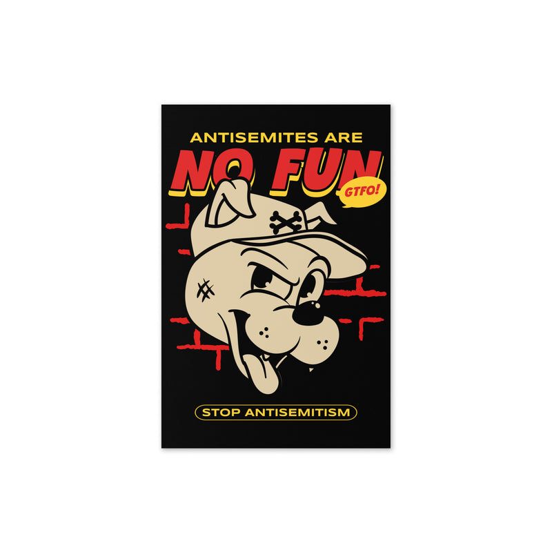 Streetart Graffiti Cartoon | Antisemitism | Greeting Card