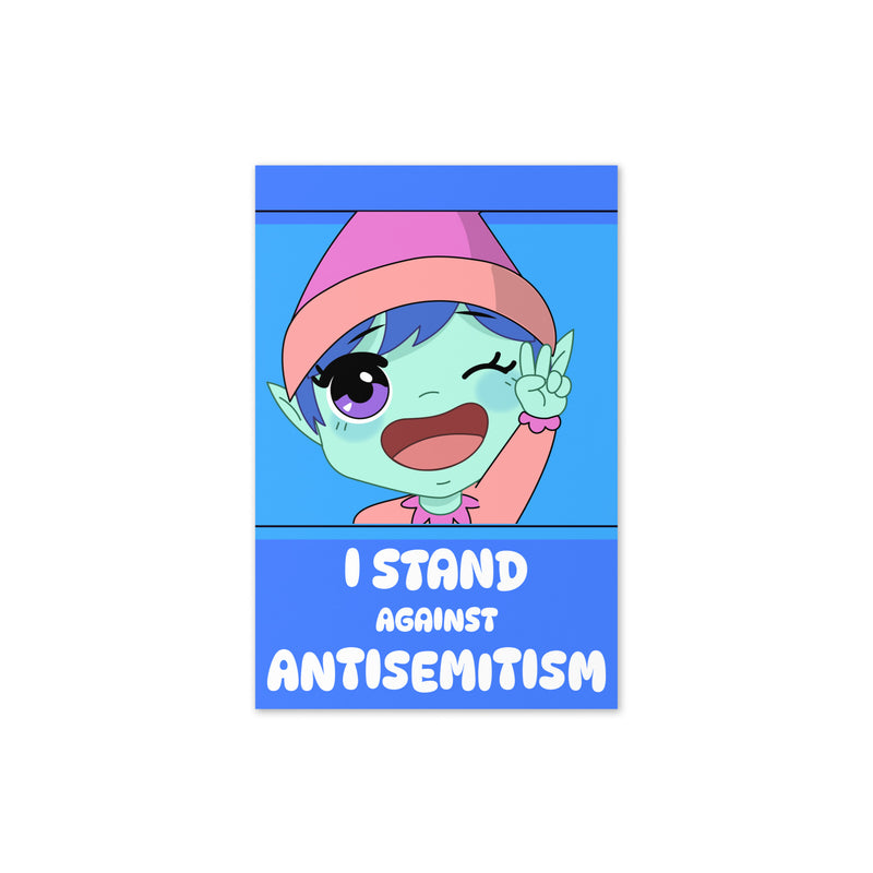I Stand Against Antisemitism | Greeting Card