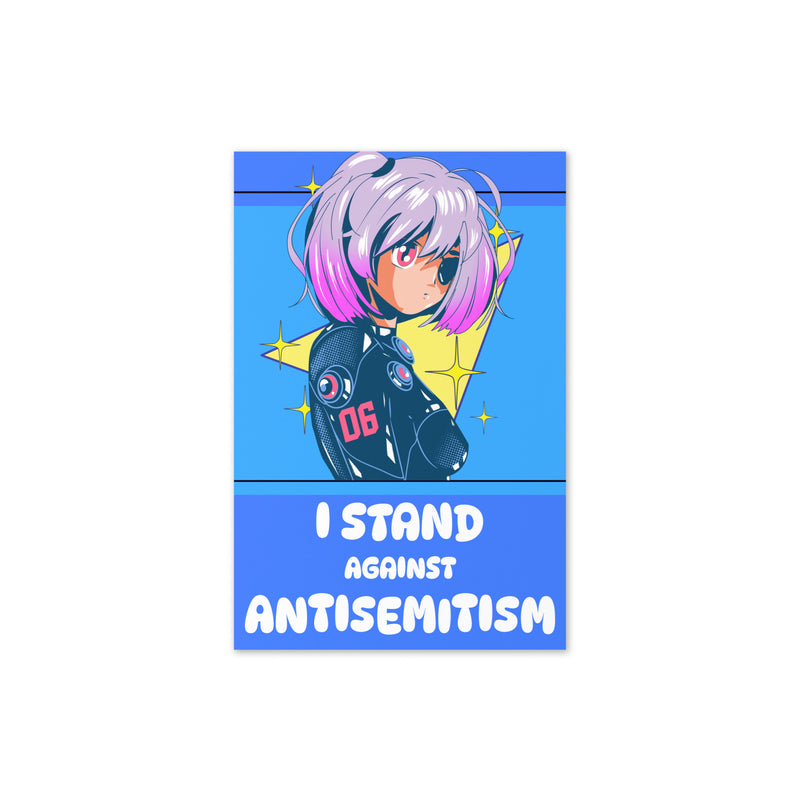 I Stand Against Antisemitism | Greeting Card