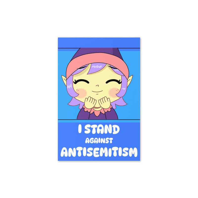 I Stand Against Antisemitism | Greeting Card