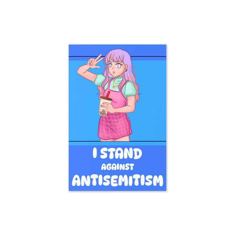 I Stand Against Antisemitism | Greeting Card